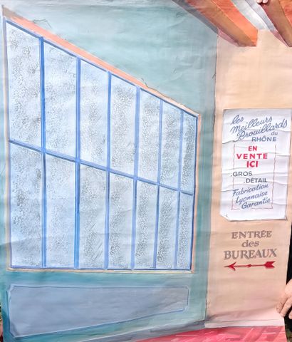 GUIGNOL 
Reunion of stage backdrops, including...