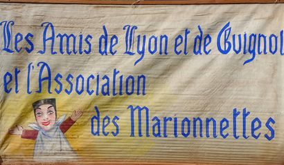 GUIGNOL 
Reunion of stage backdrops, including...