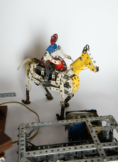 MECCANO
Set of four Meccano including a horse...
