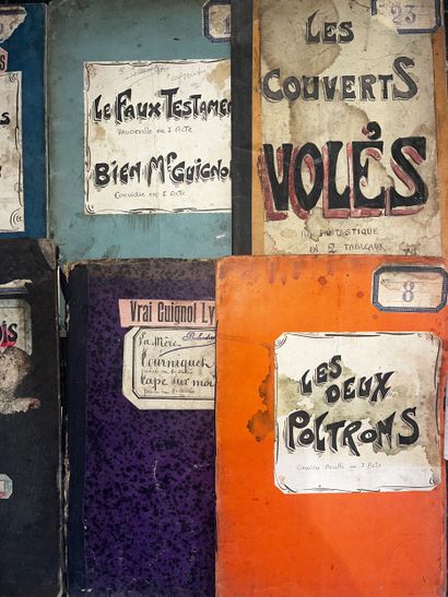 THEATRE DE GUIGNOL
Réunion de manuscrits...
