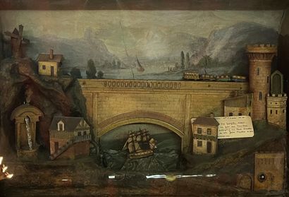 DIORAMA PANEL attributed to Xavier THARIN
Animated...