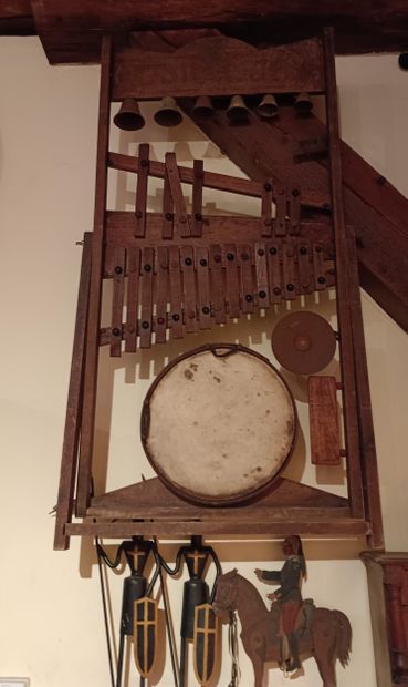 Réunion d’instruments de musique comprenant...