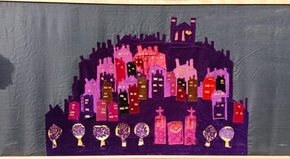 GUIGNOL 
Reunion of stage backdrops, including...