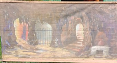 GUIGNOL
Painted theatrical décor featuring...