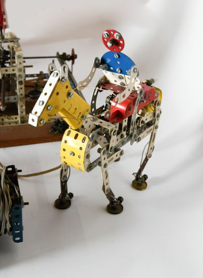 MECCANO
Set of four Meccano including a horse...
