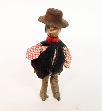Antique toy automaton le Joueur d'orgue made...