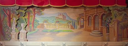 Fernand OLDRA (1886 -1973)
Painted theater...