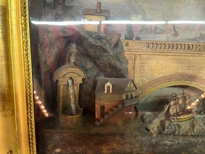 DIORAMA PANEL attributed to Xavier THARIN
Animated...