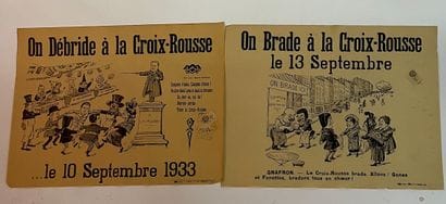 Deux affiches guignol Lyon la croix rousse...