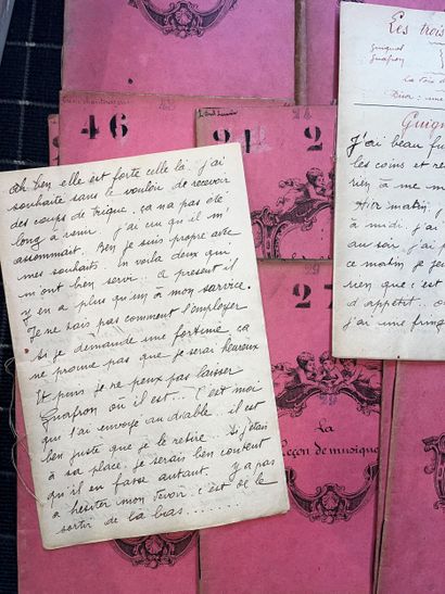 THEATRE GUIGNOL
Pièces manuscrites, comprenant...