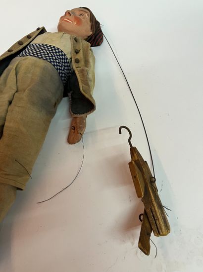 Ancienne Marionnette à fils
H : 64 cm pour...