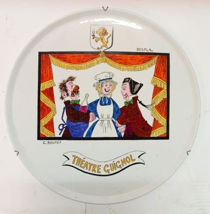 BOSPLA et BOUTET
Plat en porcelaine de limoges...