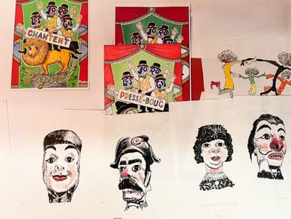 Maurice AUTHIER (1931-2000)
Réunion d’aquarelles...