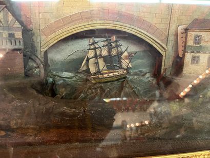 DIORAMA PANEL attributed to Xavier THARIN
Animated...