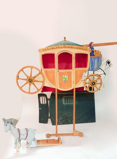 GUIGNOL
Réunion de décors de théâtre de Guignol...