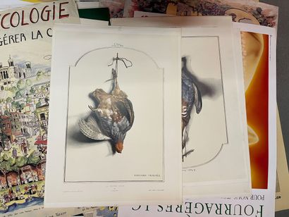 Réunion d’affiches diverses sur le thème...