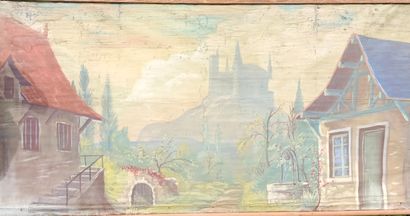 GUIGNOL
Painted theatrical décor featuring...