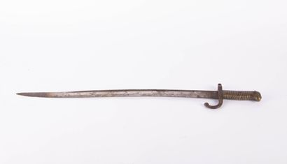 Sabre-Baïonnette Chassepot modèle 1866.
Lame...