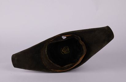 Bicorne de gendarme en feutre, avec cocarde...