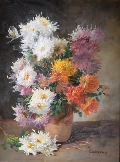 Émile GODCHAUX (1860-1938)	
Grand bouquet...