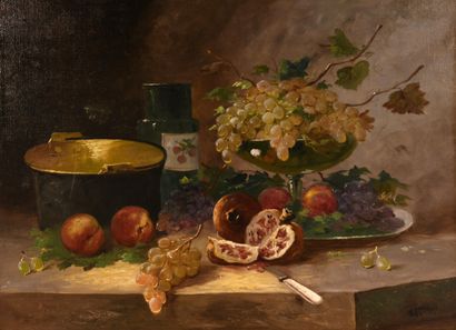 Louis LARTIGAU (XIX-XXth century)
Fruit on...