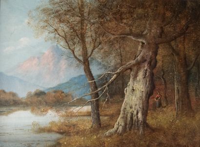 Émile GODCHAUX (1860-1938)
Autumn landscape...
