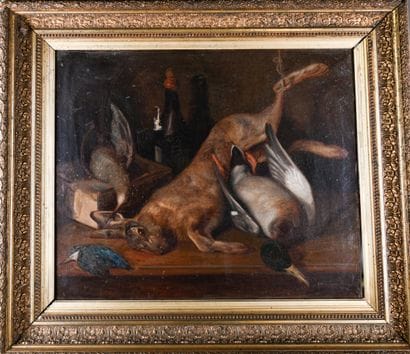 Jules MIGONNEY (1876-1929)
Trophée de chasse,...
