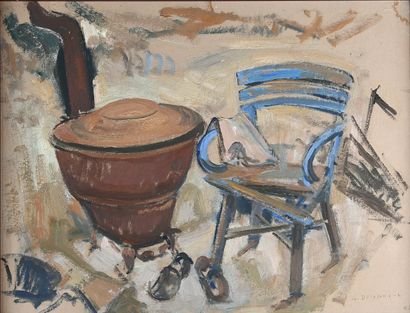 Georges DELPLANQUE (1903-1999)
Au coin du...