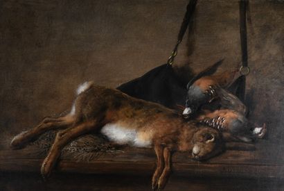 Théodore LÉVIGNE (1848-1912)
Trophée de chasse...