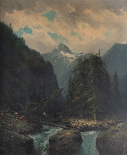 Émile GODCHAUX (1860-1938)
Torrent in the...