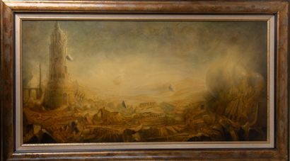 Gérard DI MACCIO (b. 1938) La Cité Oil on...