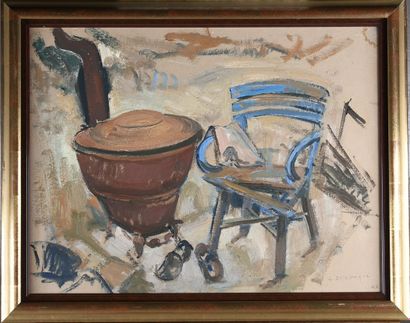 Georges DELPLANQUE (1903-1999)
Au coin du...