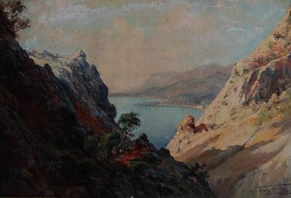 Jean TORTHE (1890-1981)
Menton, view of the...