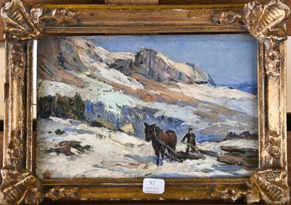 Clovis TERRAIRE (1858-1931)
Farming in the...
