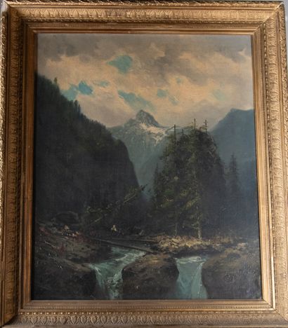 Émile GODCHAUX (1860-1938)
Torrent in the...