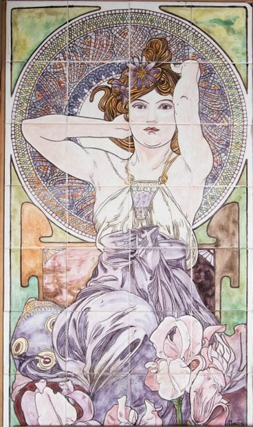 D’après Alphonse MUCHA (1860-1939)
L’Améthyste...