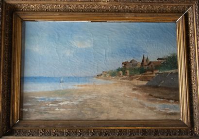 Francis GARAT (1853-1914)
Beach on the Normandy...