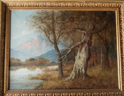 Émile GODCHAUX (1860-1938)
Autumn landscape...