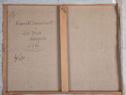 Franck INNOCENT (1912-1983)
Les deux barques,...