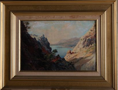 Jean TORTHE (1890-1981)
Menton, view of the...