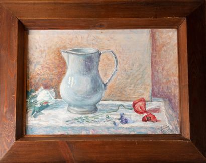 Jean DREVON (1889-1979)
Still life with pitcher
Oil...