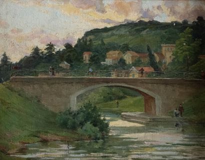 Jean TORTHE (1890-1981)
Agen, the Courpian...
