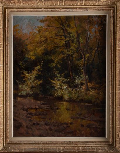 Louis DINET (1888-1961)
Edge of the Renaison...