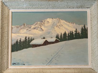 DELJEAN (French school, 1940s/1960s)
Mont...