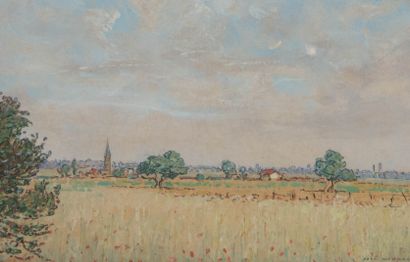José MINGRET (1880-1969)
Fields of wheat...