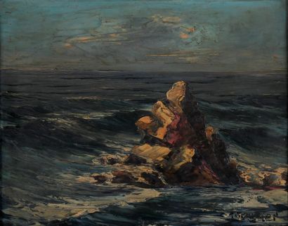 Édouard MANDON (1885-1977)
The waves
Oil...