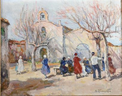 Pietro DE FRANCISCO (1873-1969)
Lively village...