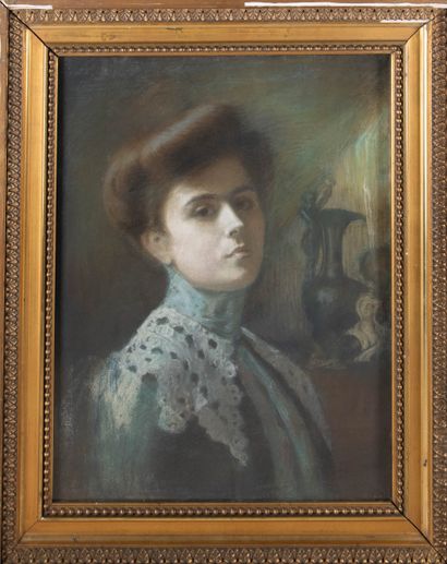 École française vers 1900
Portrait d’une...