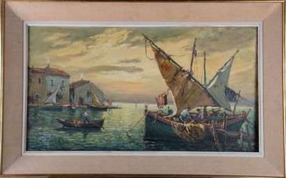 Joseph HURARD (1887-1956)
Tartanes, morning...