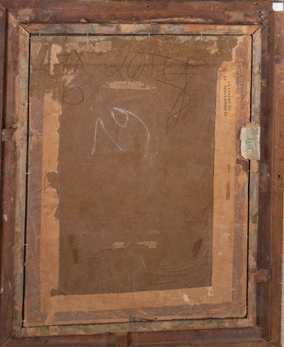 École française vers 1900
Portrait d’une...